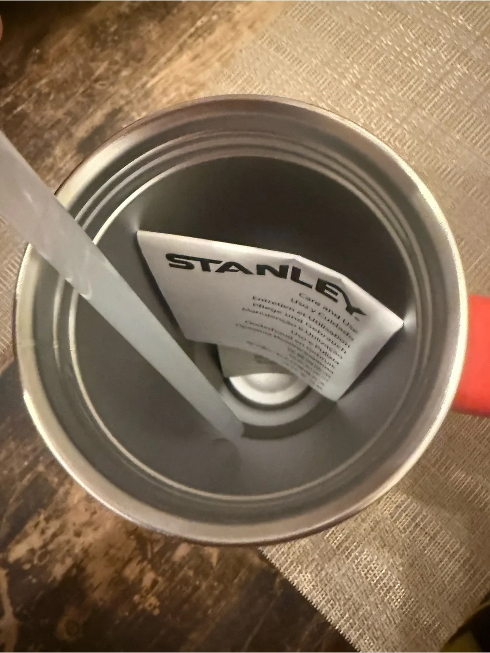 Stanley 30oz Coral Insulated Handle Tumbler - Picture 4 of 5